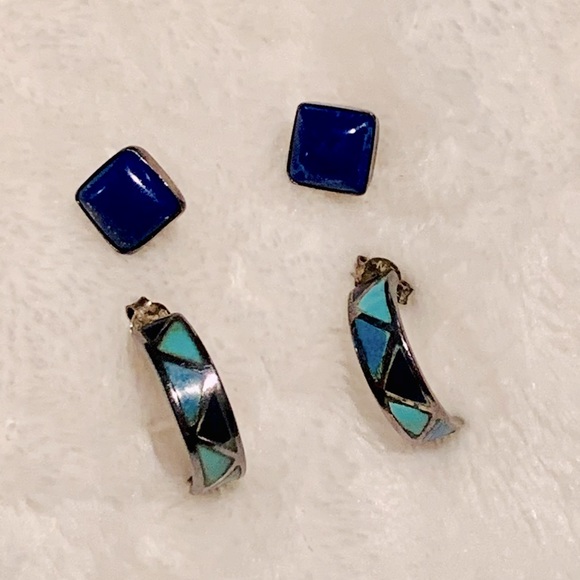 Jewelry - Lapis Earring Set